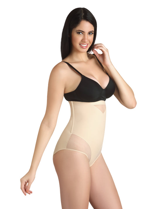 Ruby High Waist Shaper Brief Nude